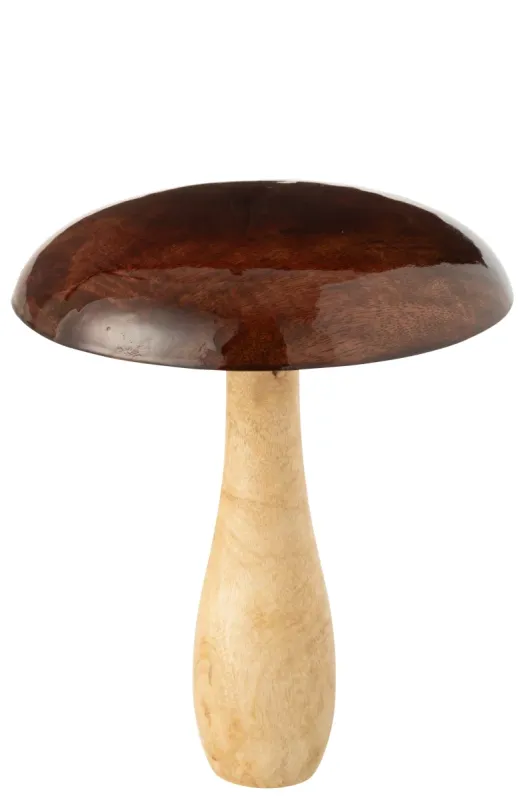 Pilz Gltizend Wooden Mushroom