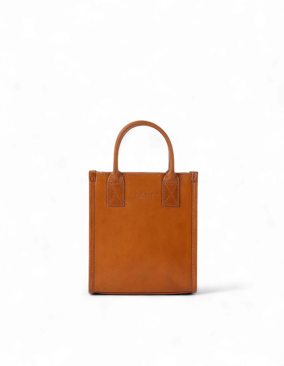 Leather Handbag - Jackie Mini Cognac Classic