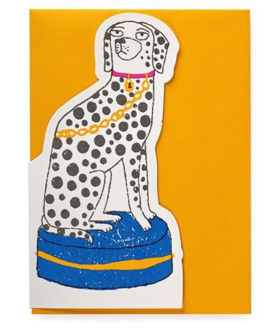 Card - Dog Cut Out Archivist