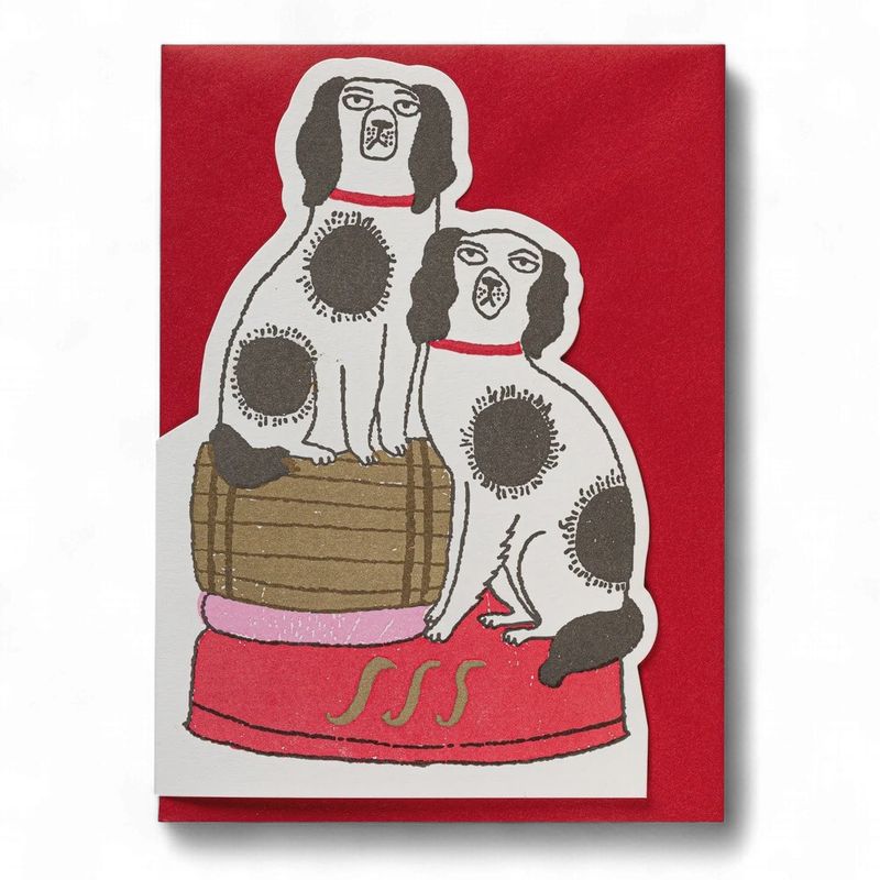 Card - Dog Cut Out Archivist