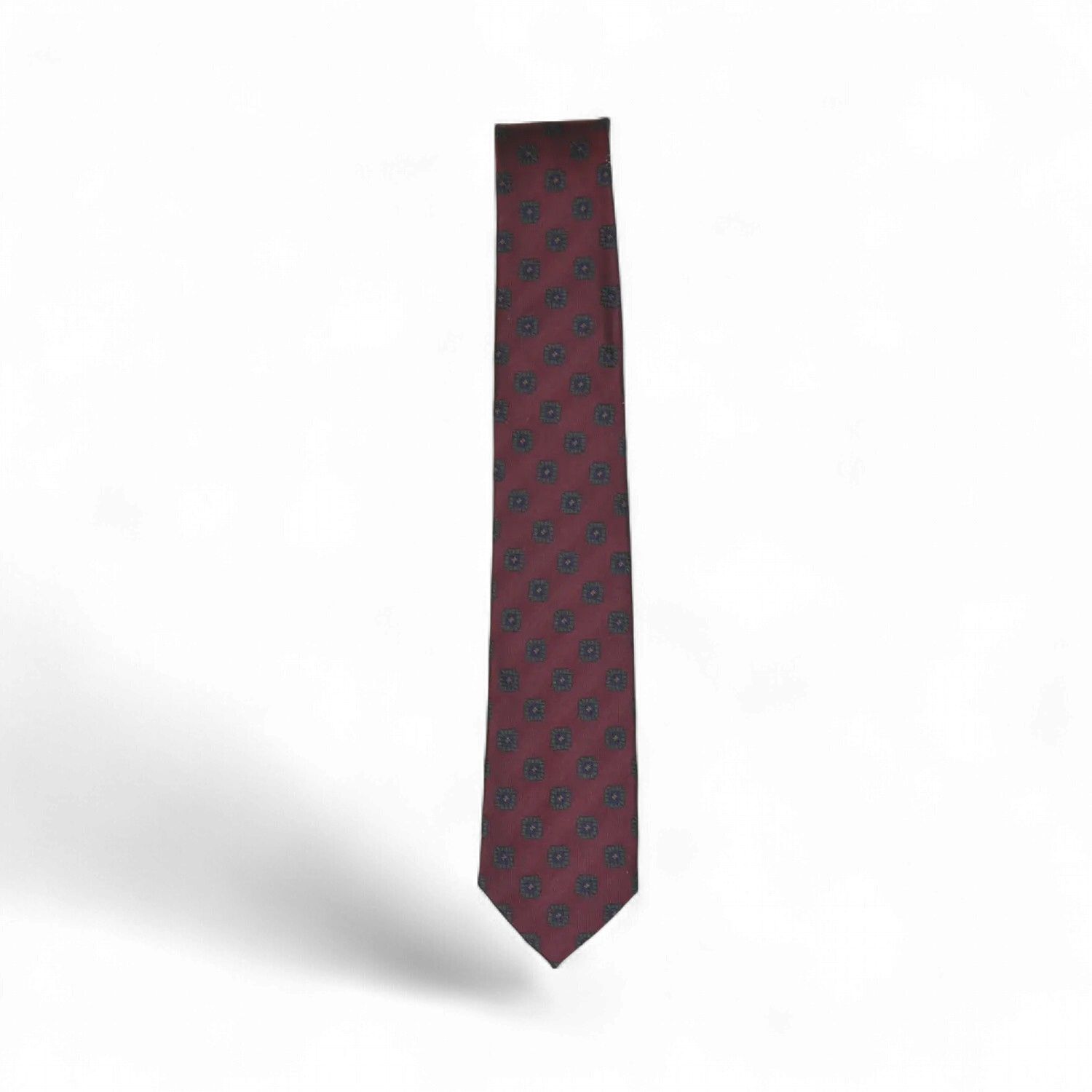 Burgundy Foulard Tie