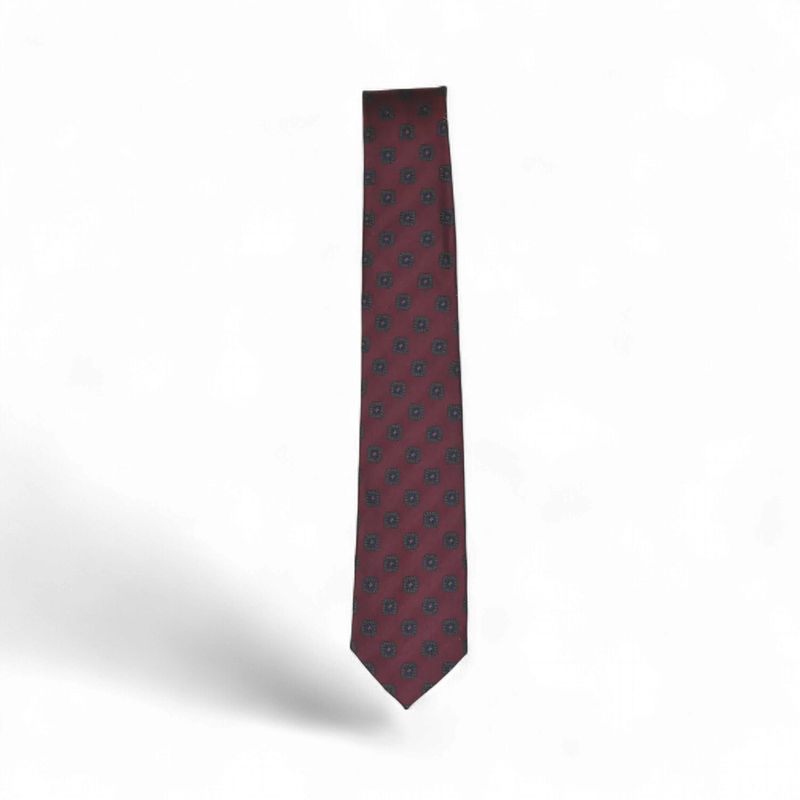Burgundy Foulard Tie