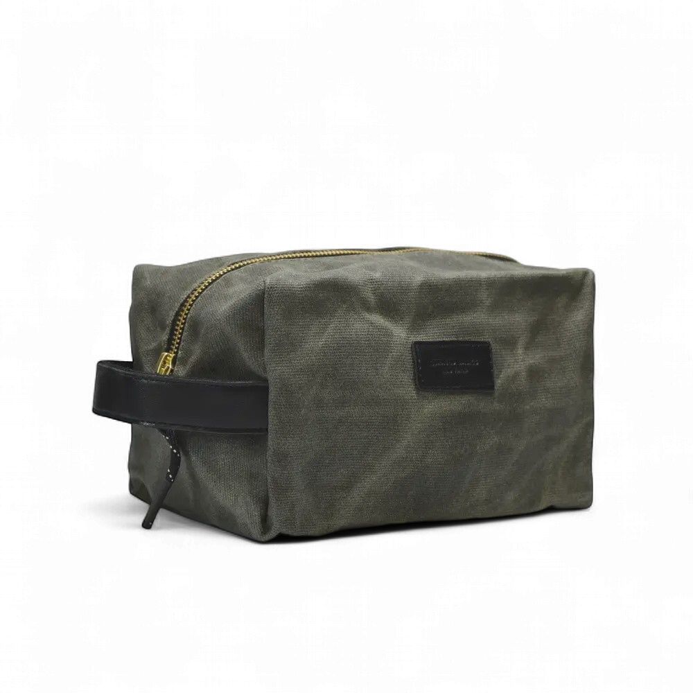 Waxed Canvas Toiletry Bag