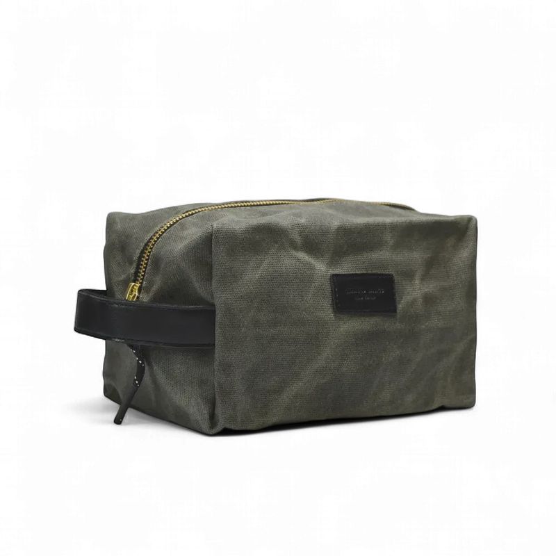 Waxed Canvas Toiletry Bag
