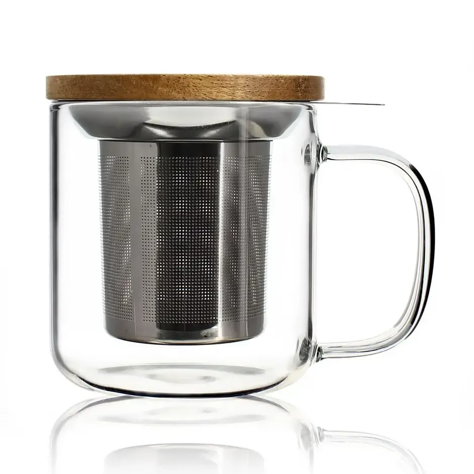 Gustave Borosilicate Glass Tea Pot 300ml - Clear