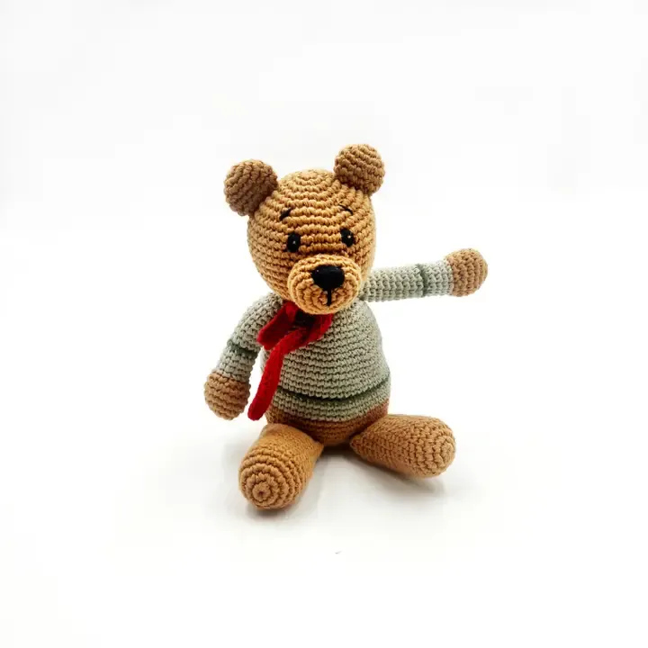 Handcrafted Velvety Boho Teddy Bears – Teal, Blue &amp; Purple