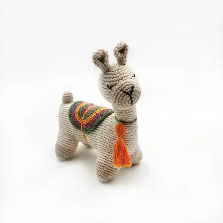 Llama Plush Toy – Handmade Fair Trade Stuffed Animal