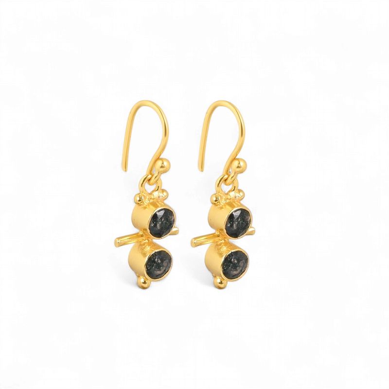 Earrings Stone Axis