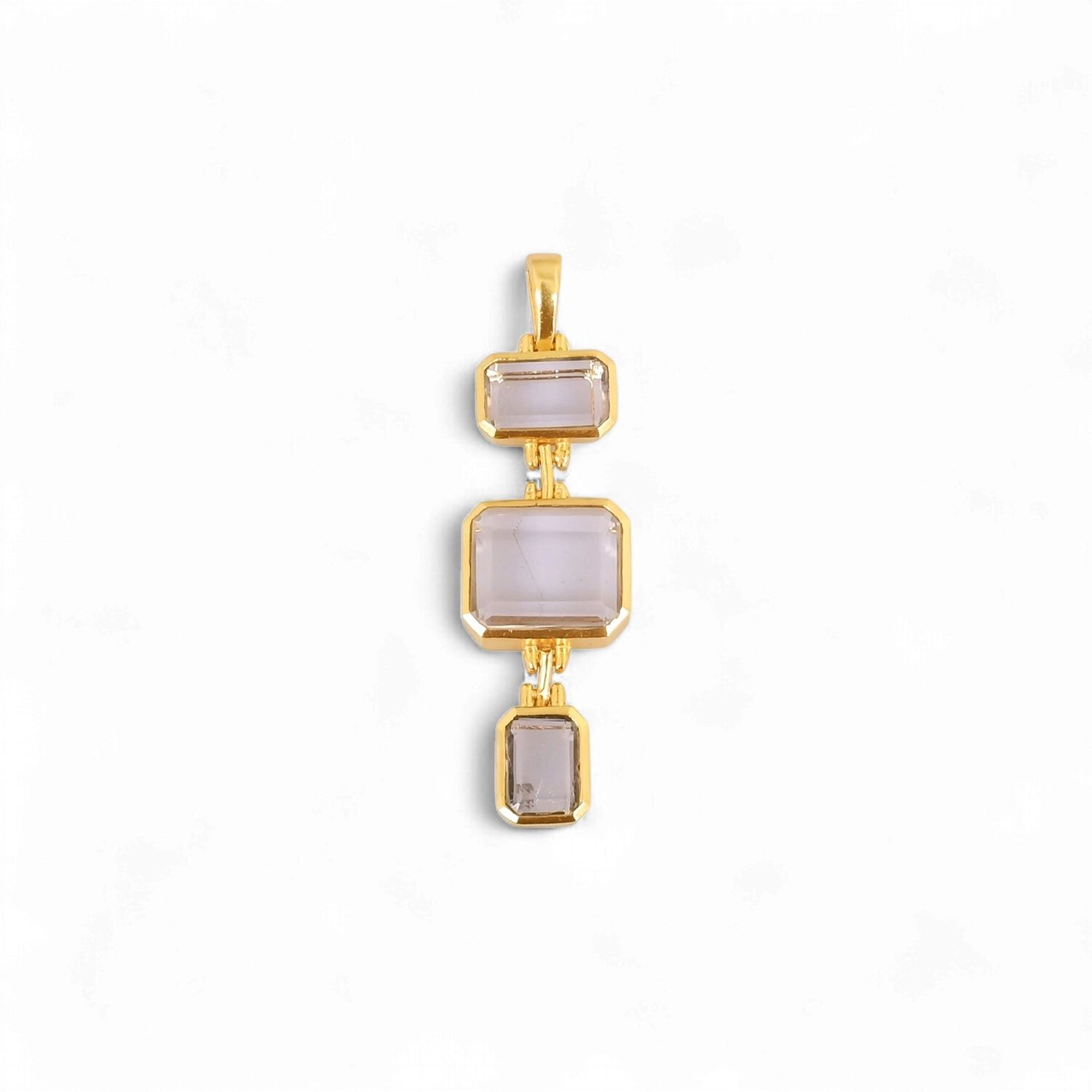 Necklace Stone Tablet - Crystal