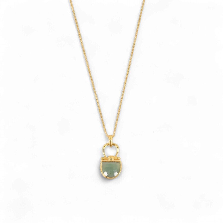 Necklace Sekmet Halo - Serpentine