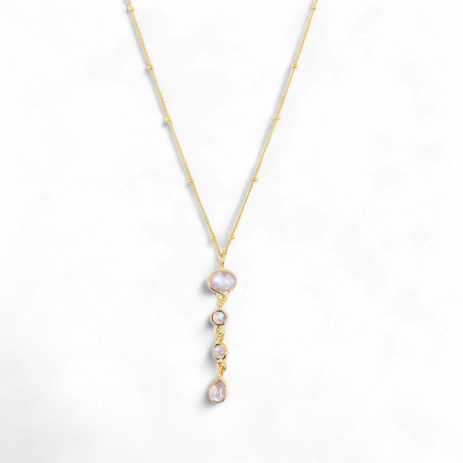 Necklace Erthen Spell - Rainbow Moonstone