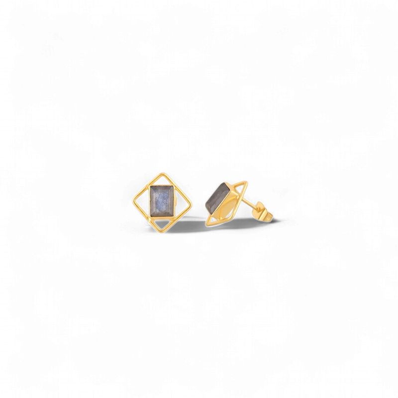 Earrings Rippling Rythms - Labradorite