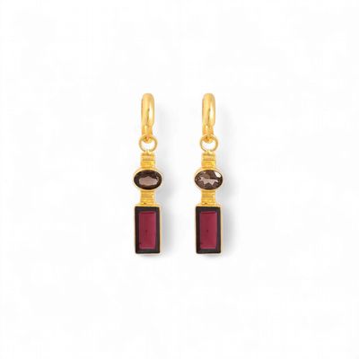 Earrings Gilded Wine