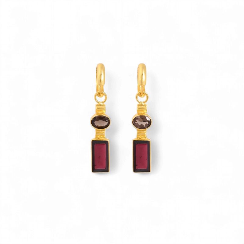 Earrings Gilded Wine