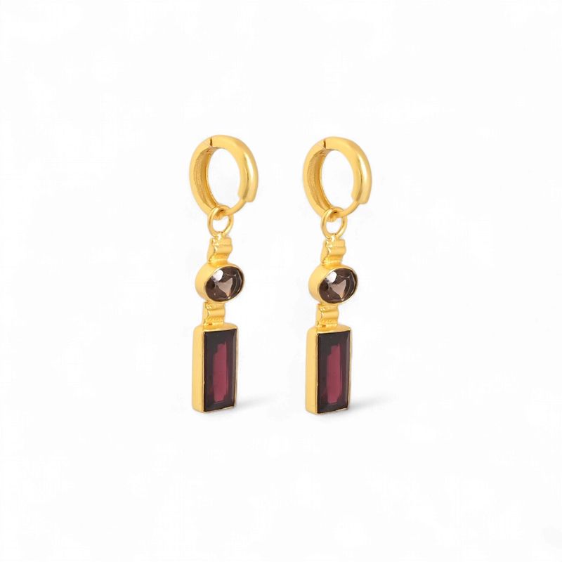 Earrings Gilded Wine