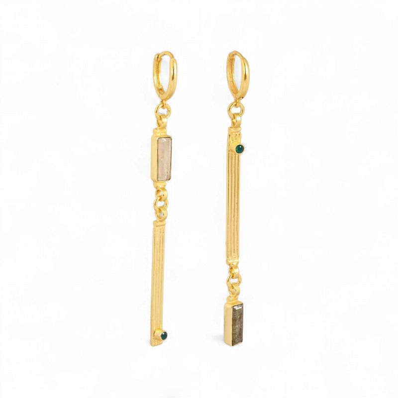 Earrings Braided Flame