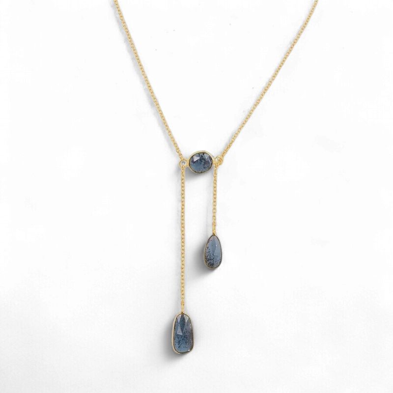 Necklace Third Eye - Moss Kyanite