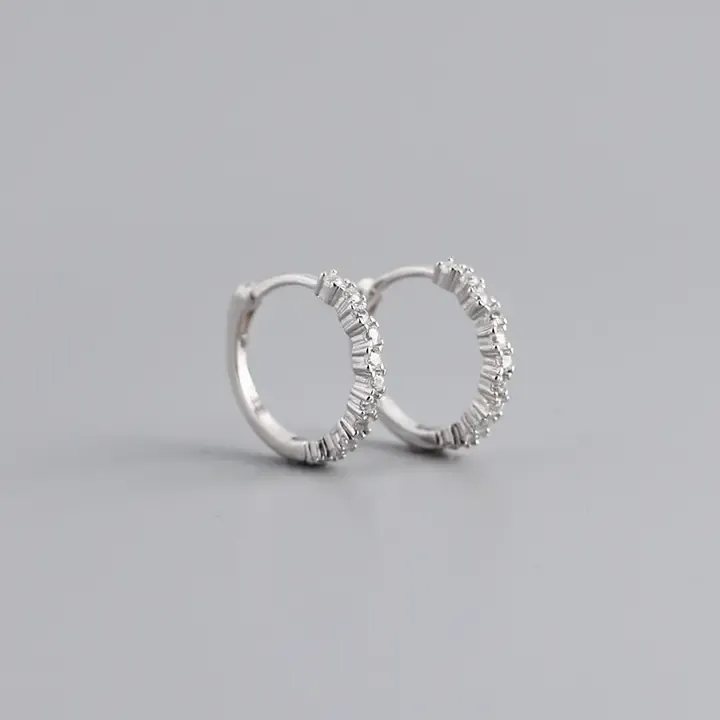 ZIrcon Hoops S925 Earrings