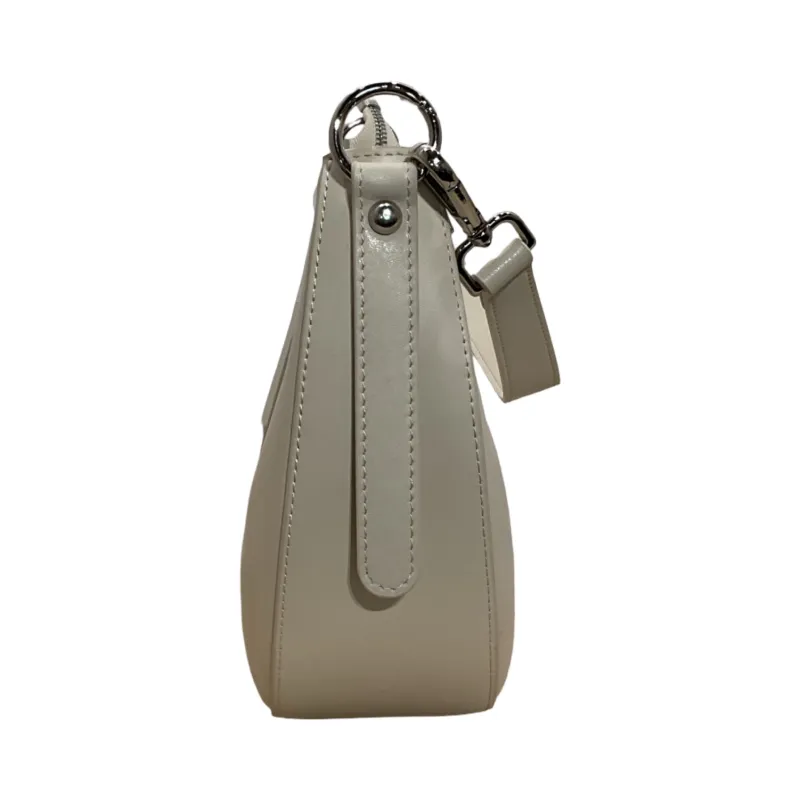 Shoulder Bag in Plain Leather Elena