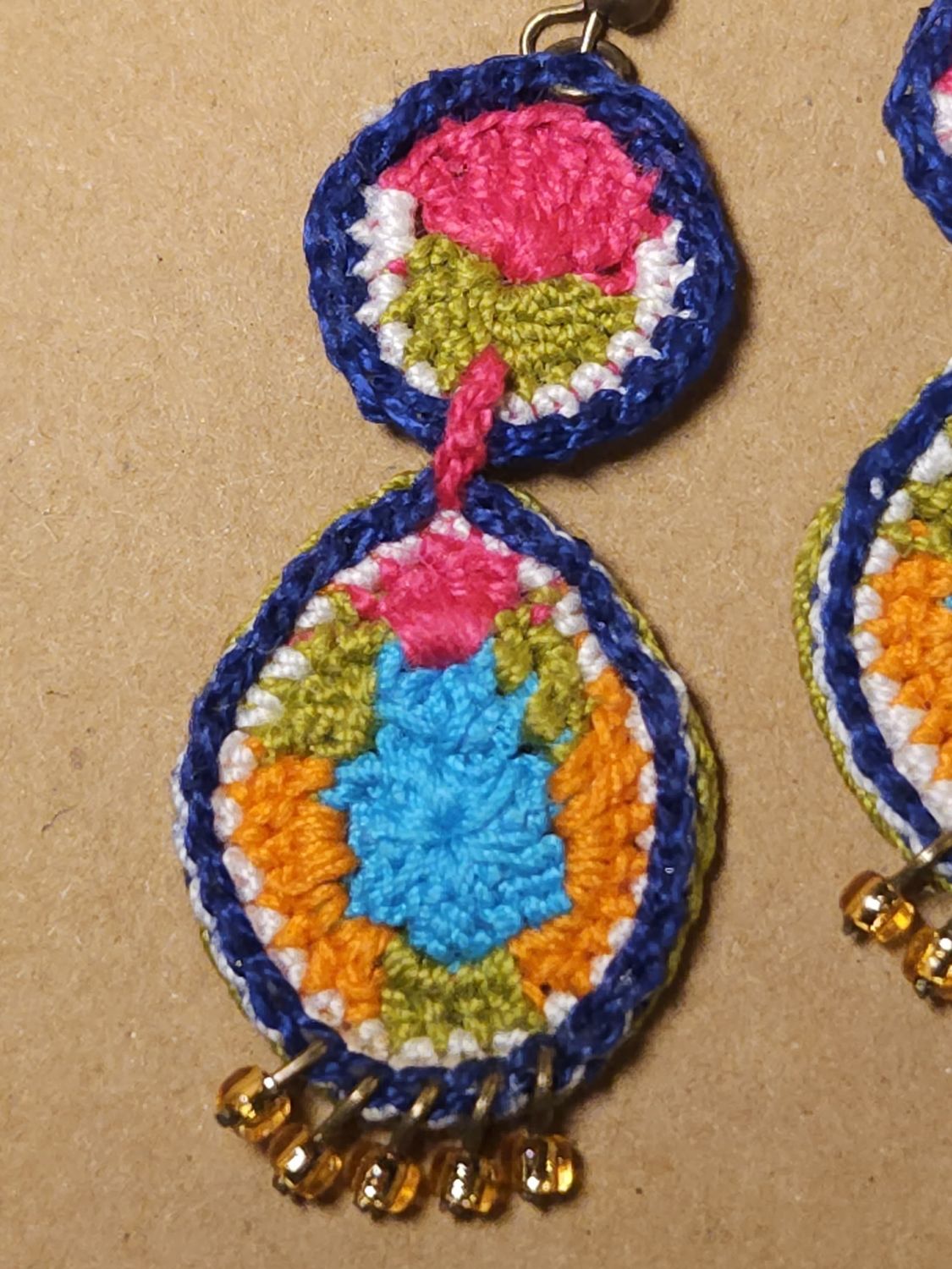 Crochet Earrings Colorfull