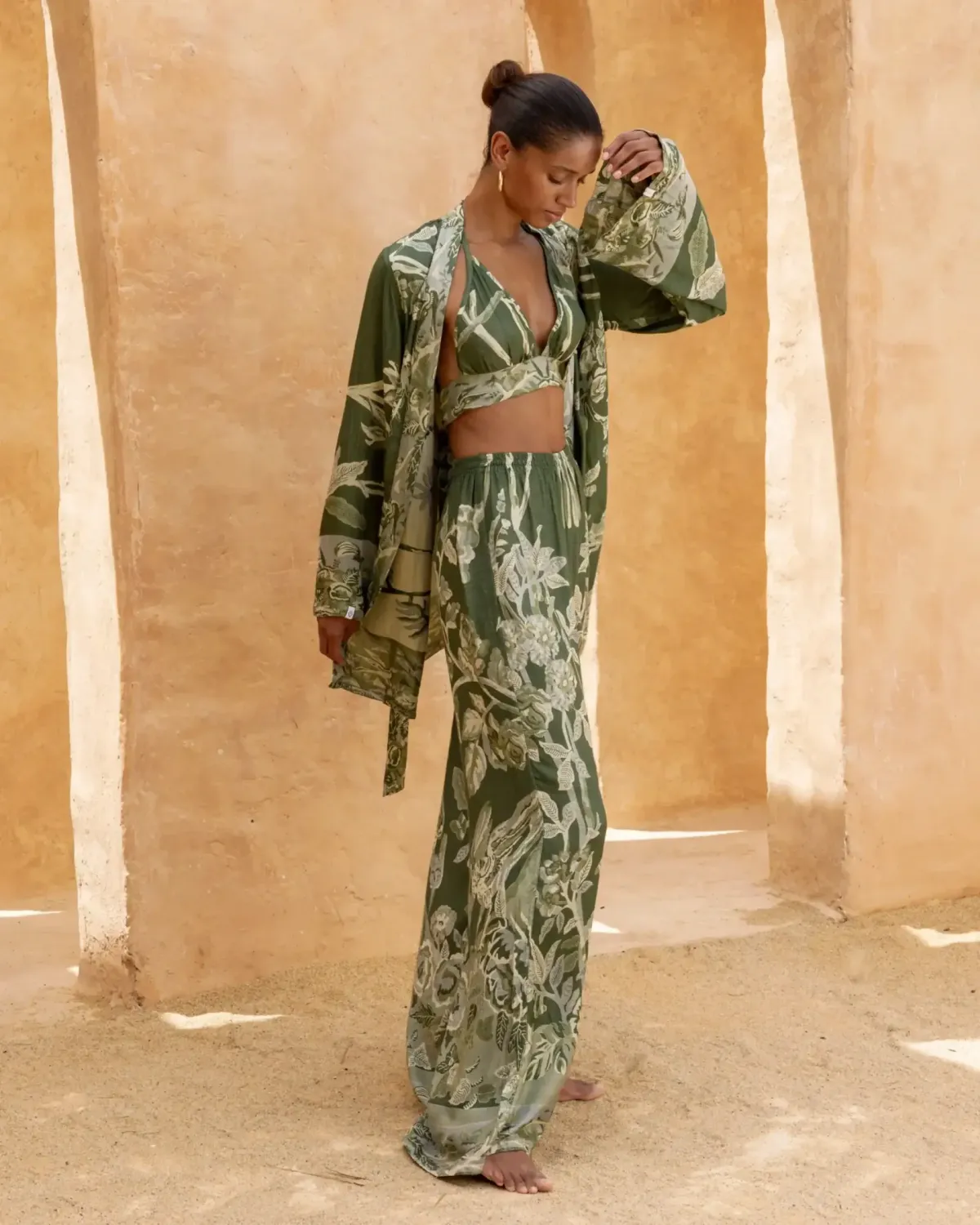 Kimono Short - Modal, Color: Pureness of Heart