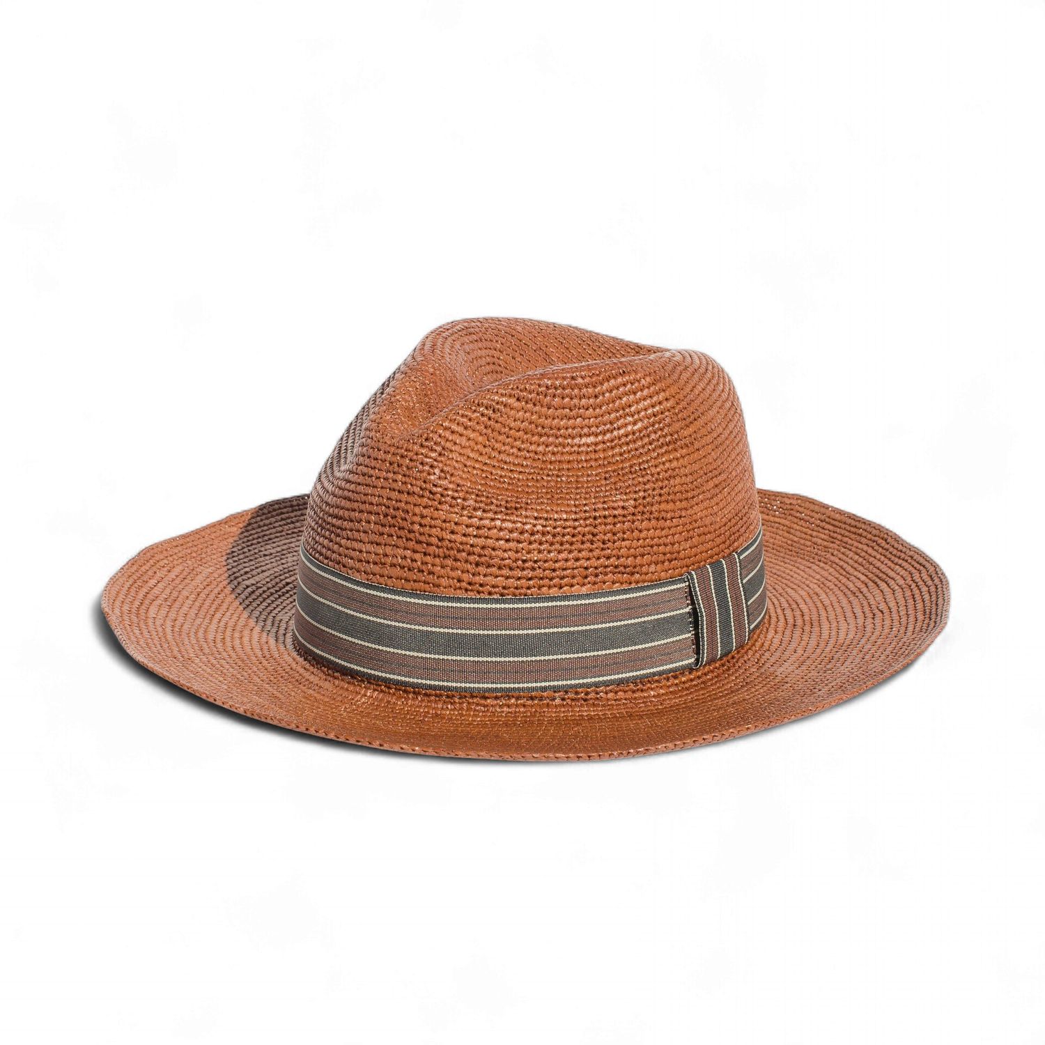 Classic Caramel Crochet Style Straw Hat