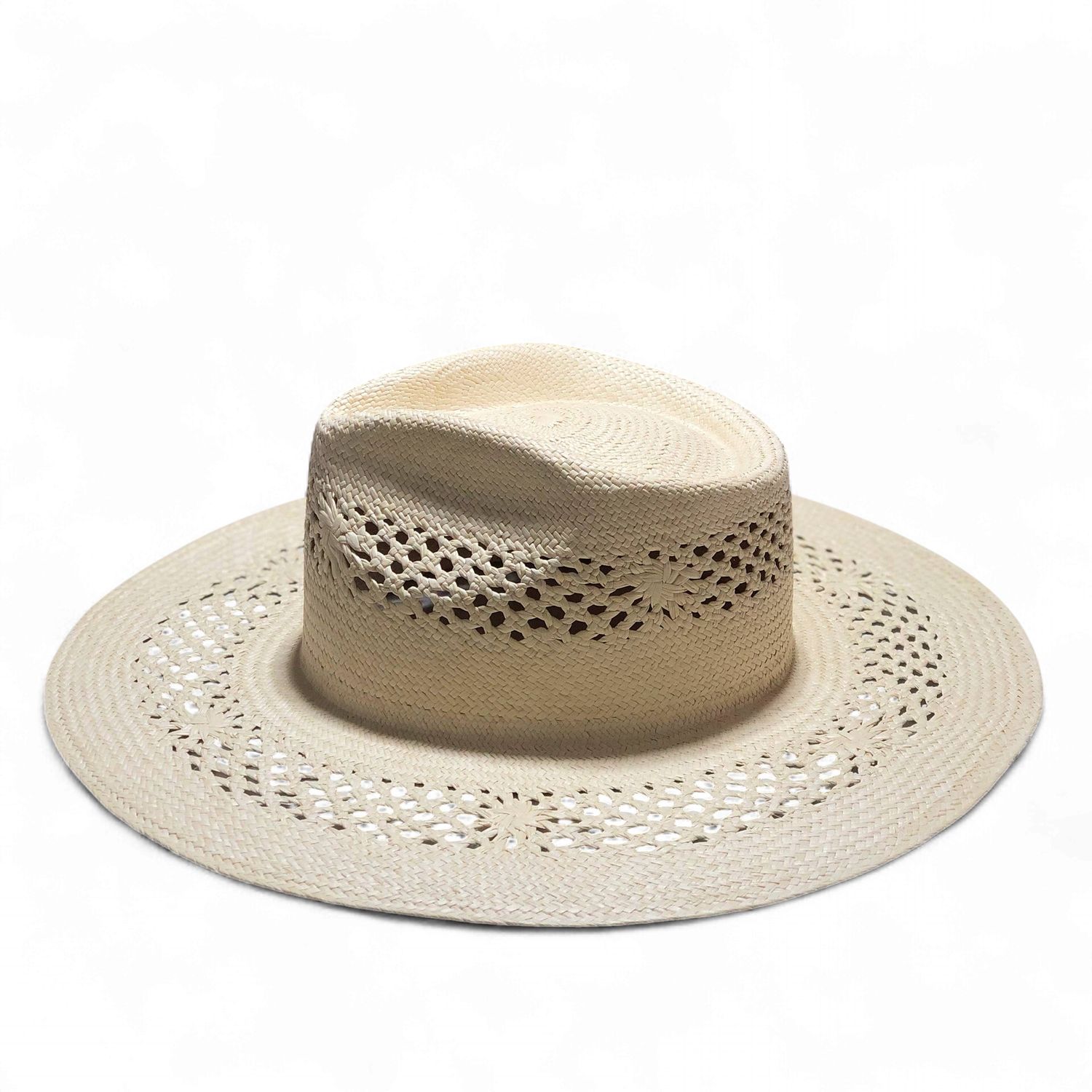 Rose Rocker Hat - Limited Edition Straw Summer Panama Hat