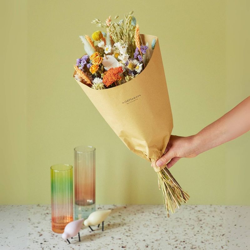 Dried Flowers - Field bouquet - Pastel Delight