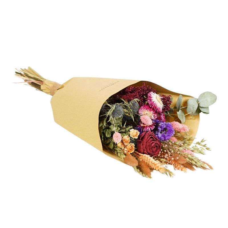 Dried Flowers - Field Bouquet - Burgundy