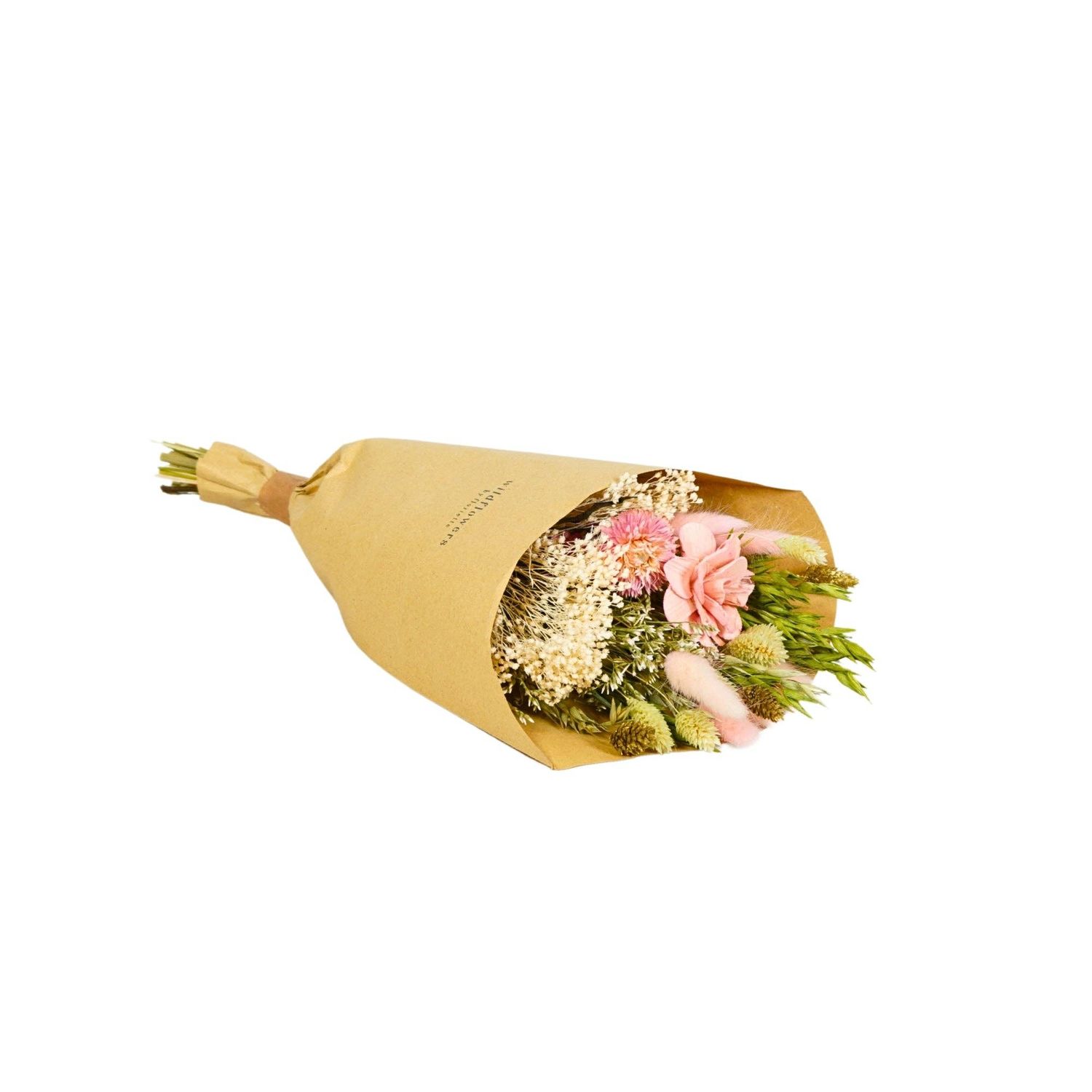 Dried Flowers - Field bouquet - Pink Elegance, Size: Small