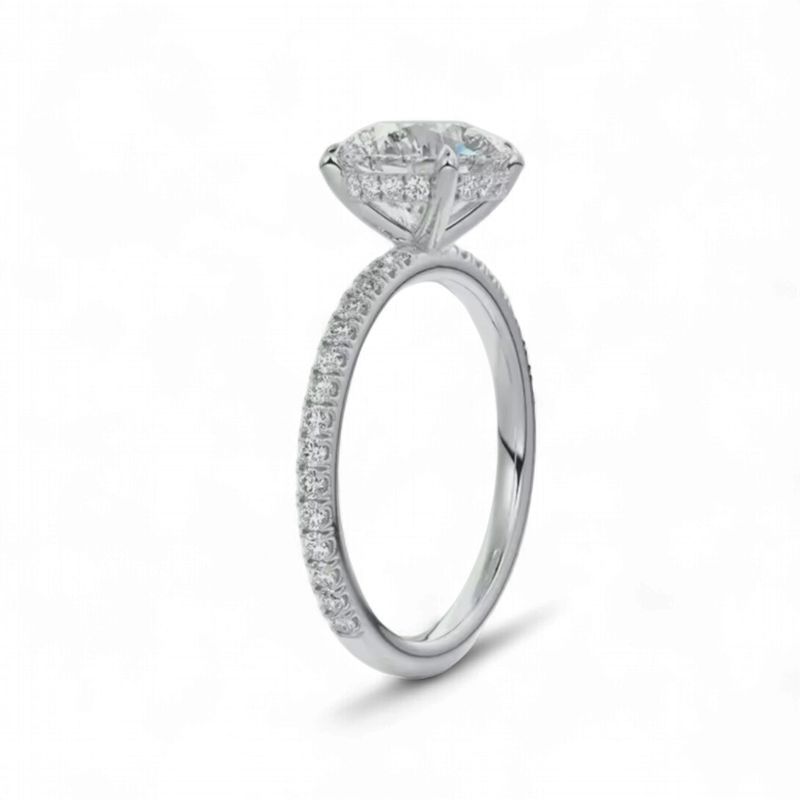 2ct Moissanite Solitaire Ring