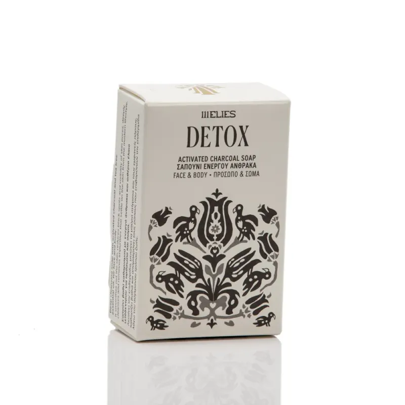 DETOX activated charcoal COLD PROCESS soap for face &amp; body