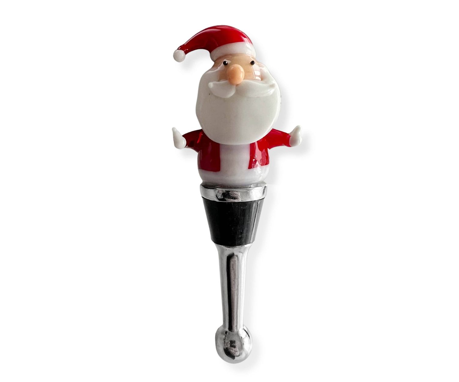 Bottle Stopper Santa for Champagne and Wine