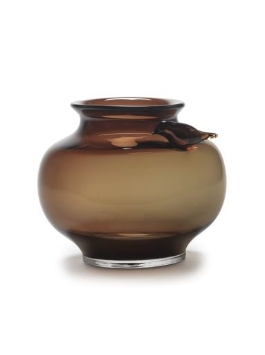 VASE S AMBER PERCH, Colour: AMBER