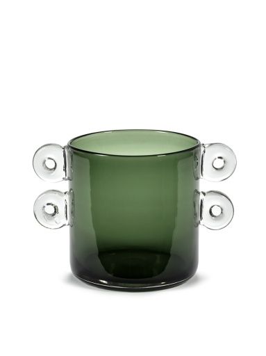 VASE DARK GREEN WIND &amp; FIRE