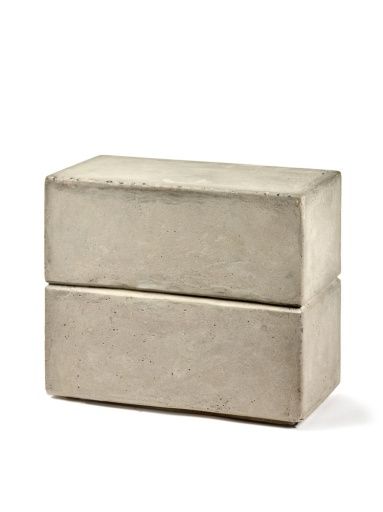 Stool Concrete Rectangular Pawn
