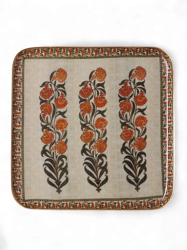 Square indian trays Kanpur, Model: Orange