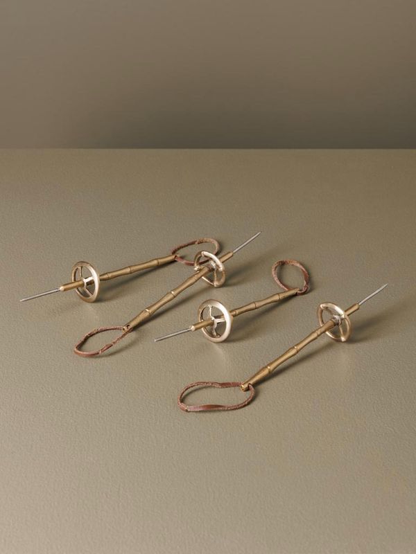 Large ski poles picks