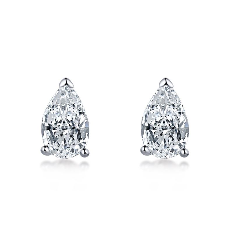 Pear Cut Stud Earrings