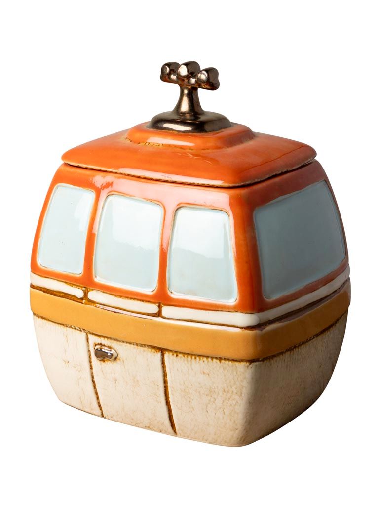 Orange box cable car