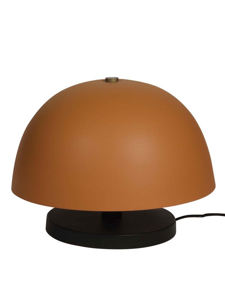 Table lamp orange dome