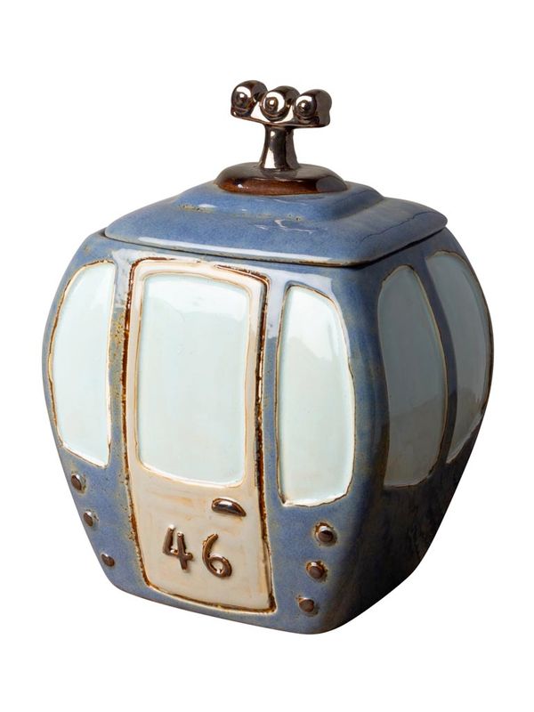 Blue box cable car