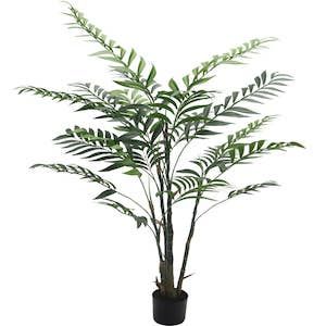 Areca palm in pot, 120 cm, green