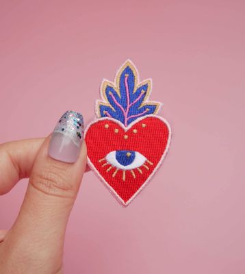 Iron-On Patch Ex Voto Heart
