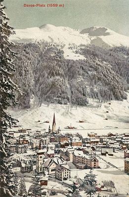 Magnet MF-381 Village of Davos, Switzerland