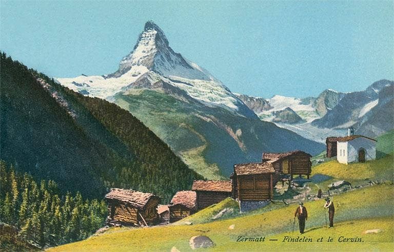 Magnet MF-298 Matterhorn, Findelin Glacier, Swiss Alps