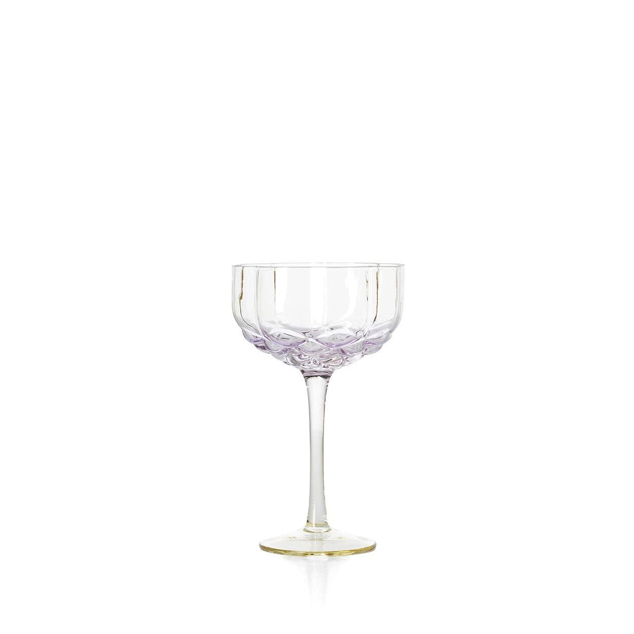 The Pink Blush Cocktail Coupe - Pink