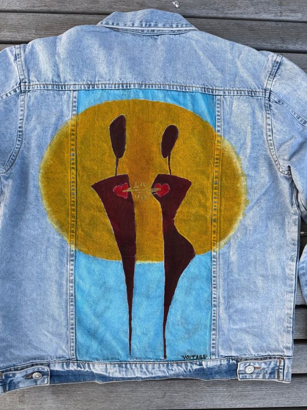 Hand Painted Jacket - Soul Connection