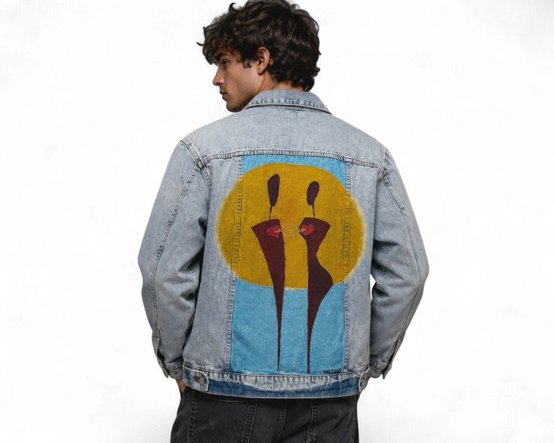 Hand Painted Jacket - Soul Connection