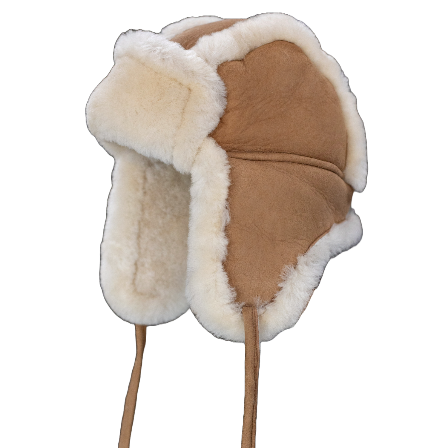 Sheepskin Pilot Hat | Baby &amp; Child | 3 Styles | 3 Sizes, Color: Camel, Size: M | 2-4Y